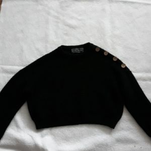 Black Pull over shirt